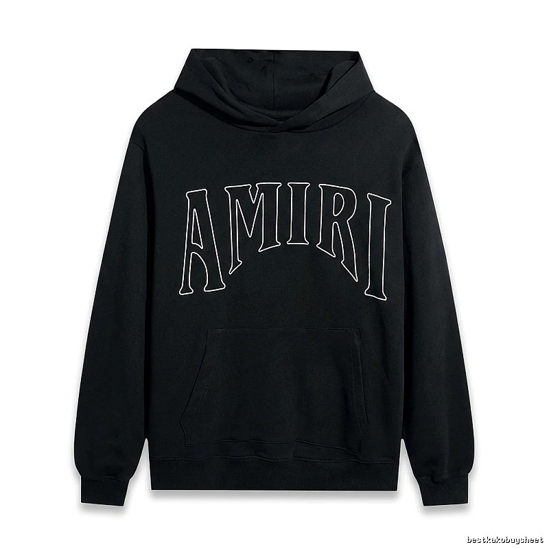 AMIRI Alphabet Style Black Sweatshirt