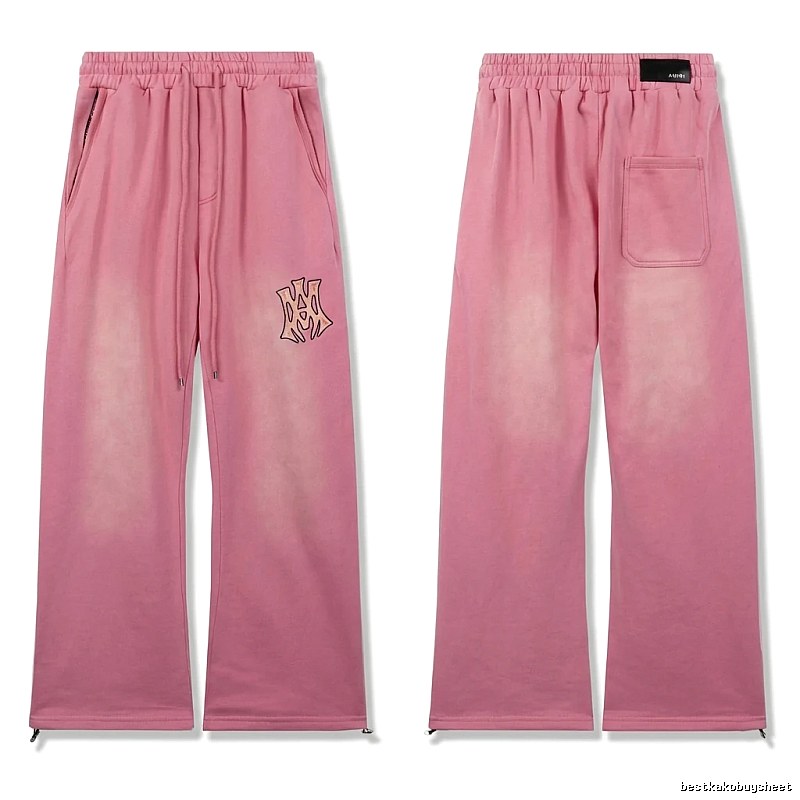 AMIRI casual style pink long trousers