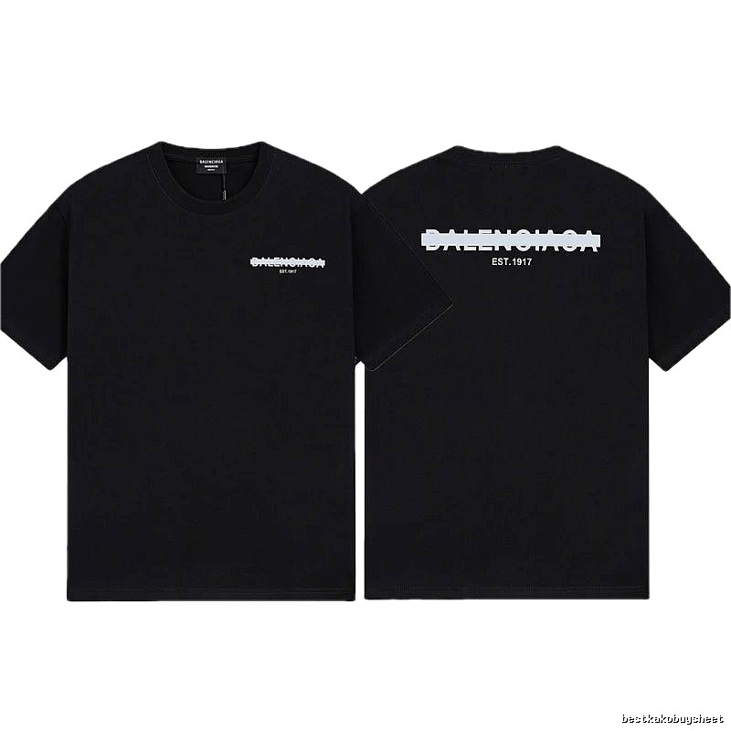 Balenciaga LOGO Printed Street Style Black T-shirt