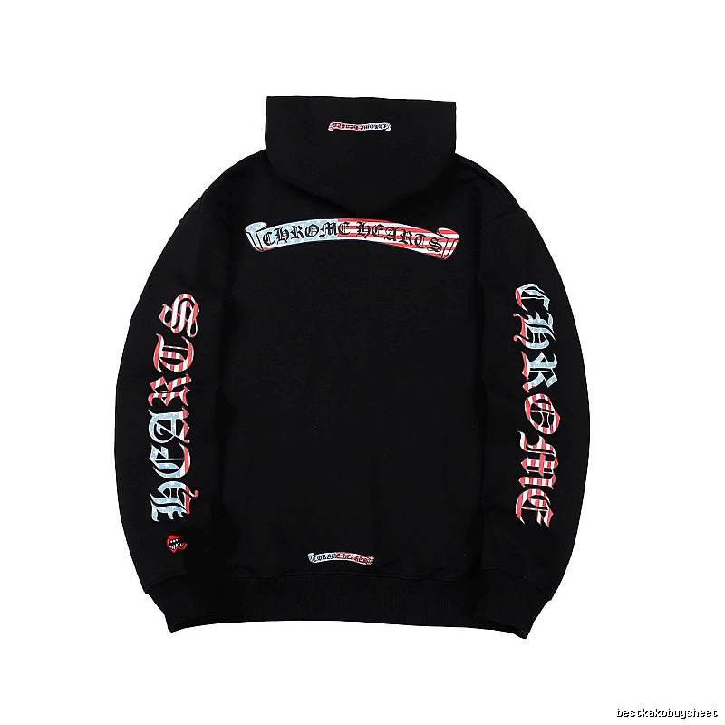 Chrome Hearts 2088-78 Black Cross Graphic Hoodie Training Look