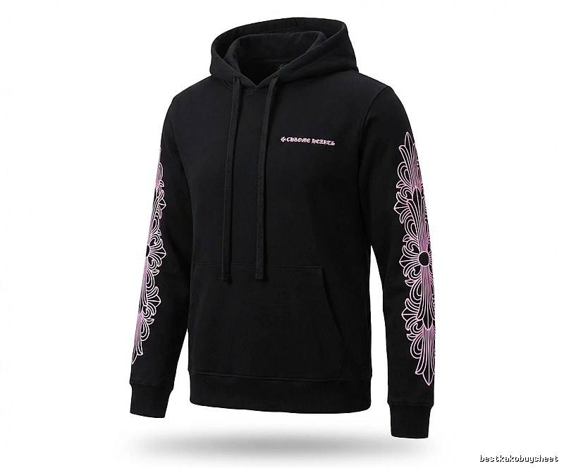 Chrome Hearts Gothic Style Black Hoodie