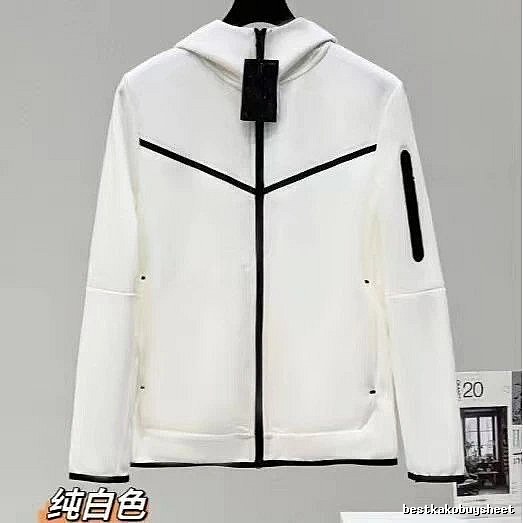 Classic White zip hoodie White Full Zip for Daily Styling