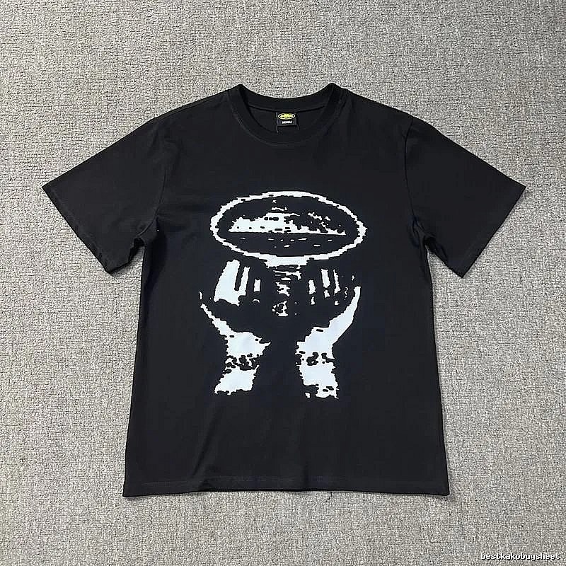 Corteiz Resort Logo T-shirt Black Corteiz for Travel Looks