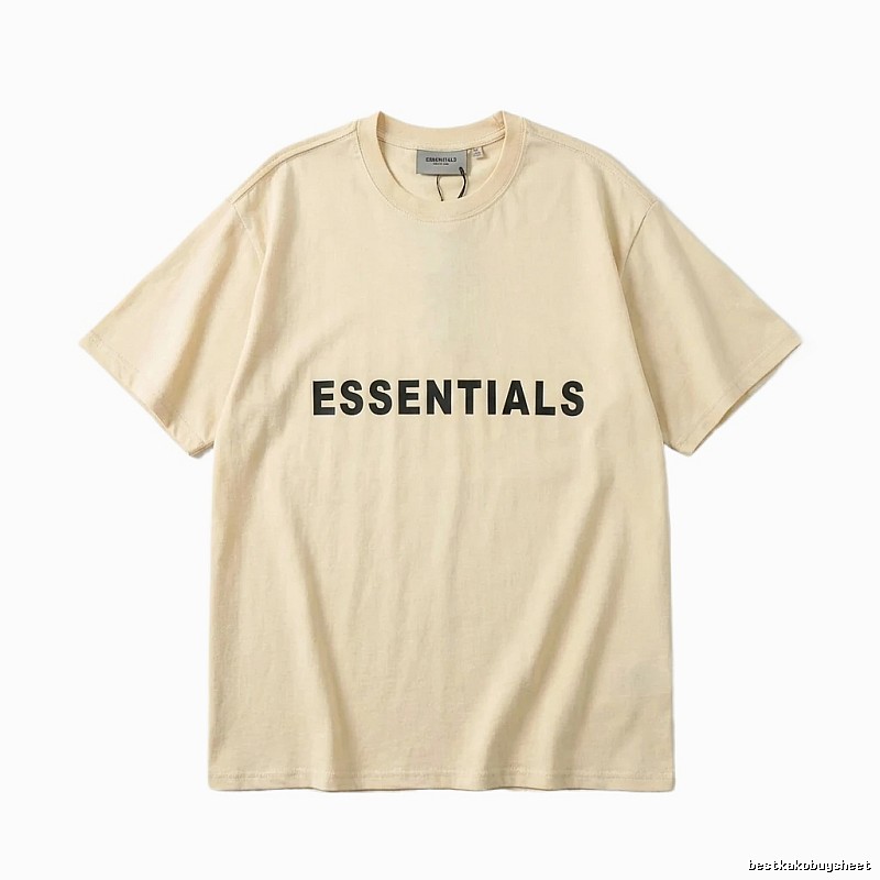 ESSENTIALS Simple Beige T-shirt