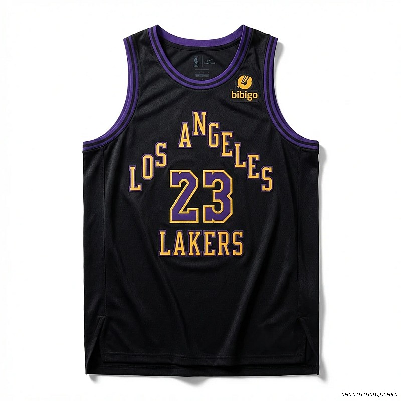 LBJ Lakers retro-style jersey