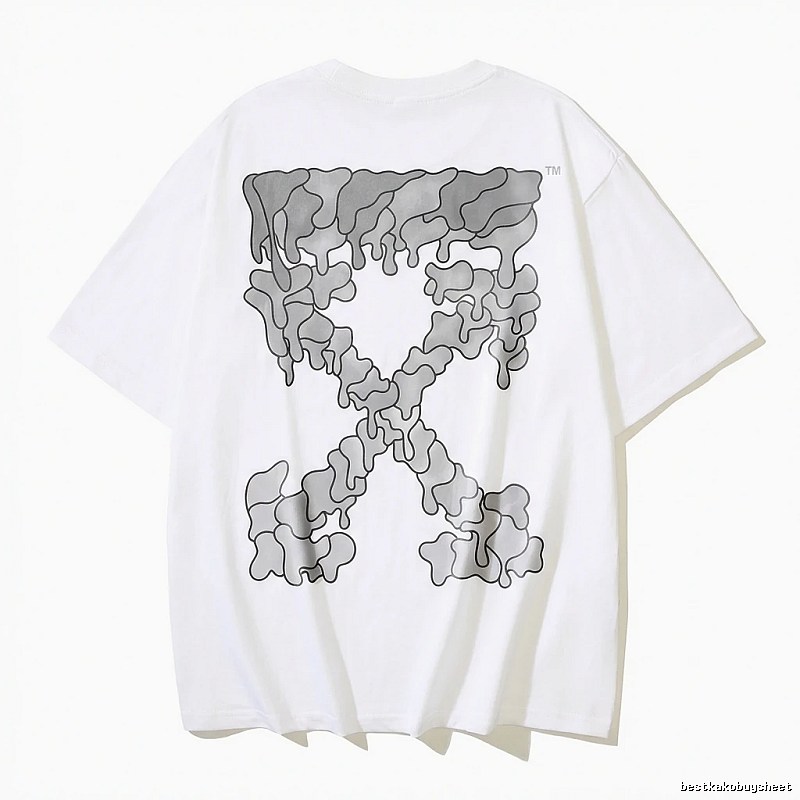 Off-White Gradient Style White T-shirt