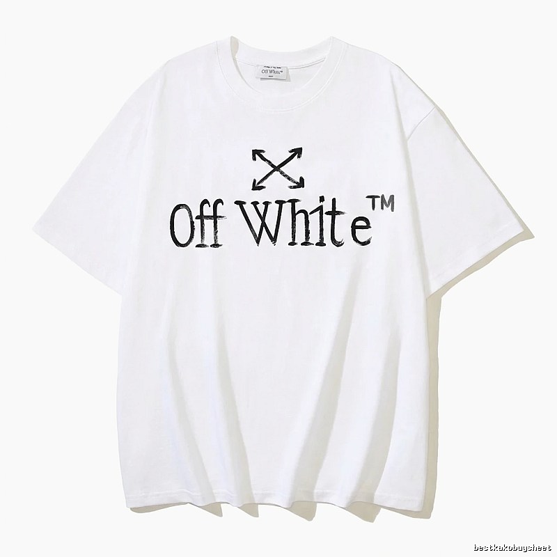 Off-White simple style white T-shirt