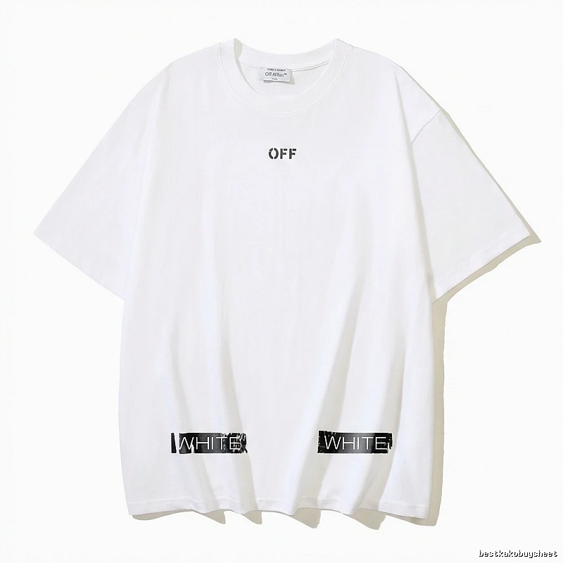Off-White simple style white T-shirt