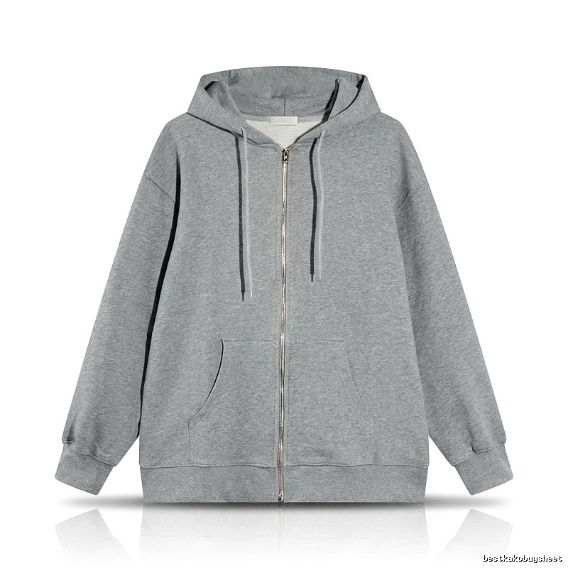 Other simple style hooded gray sweatshirt