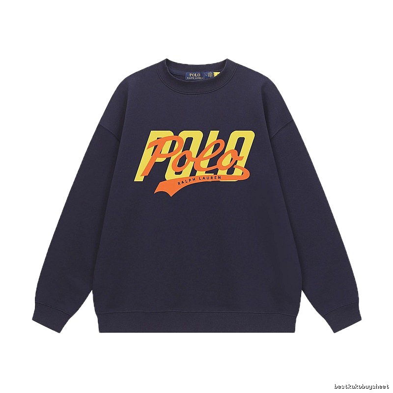 Ralph Lauren Polo Series Fashion Navy Blue Sweatshirt