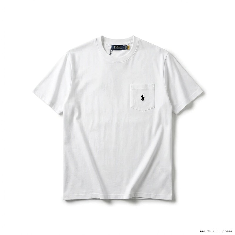 Ralph Lauren's classic and simple style white T-shirt