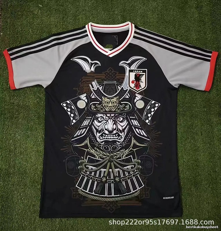 Real Madrid Black Dragon Soccer Jersey Clean Finish