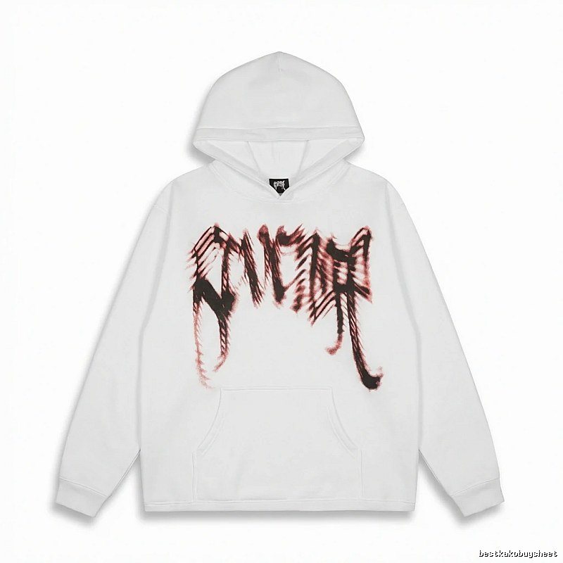 Revenge Gothic Style White Hoodie