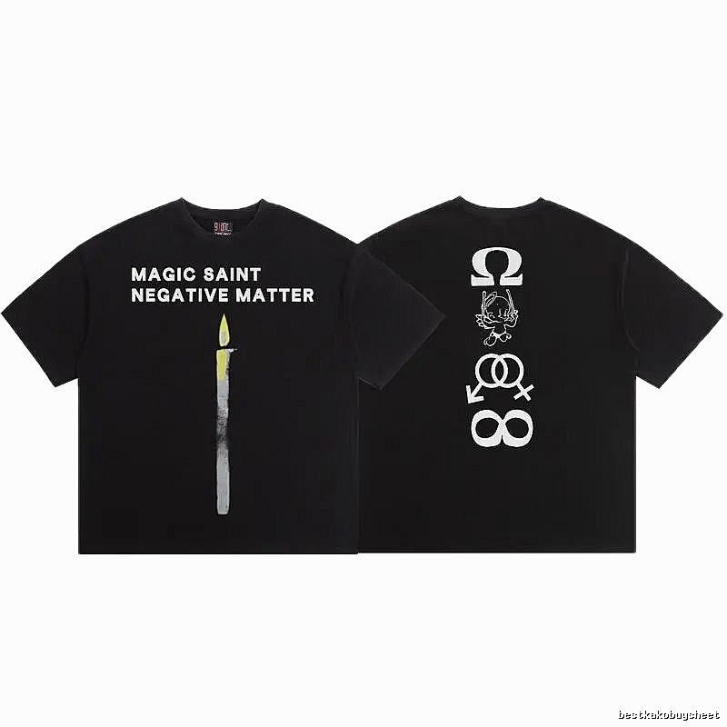 SAINT Magic Collection Street Style Black T-Shirt