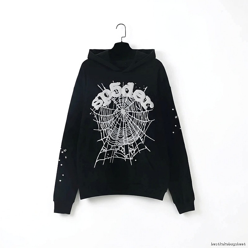 Sp5der Spider Print Black Sweatshirt