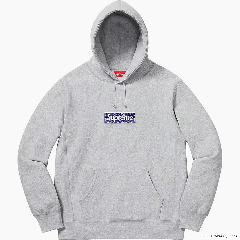 Supreme Daily Logo hoodie Gray Red Oversized for City Outfits