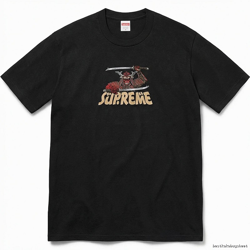 Supreme Samurai-style Black T-shirt
