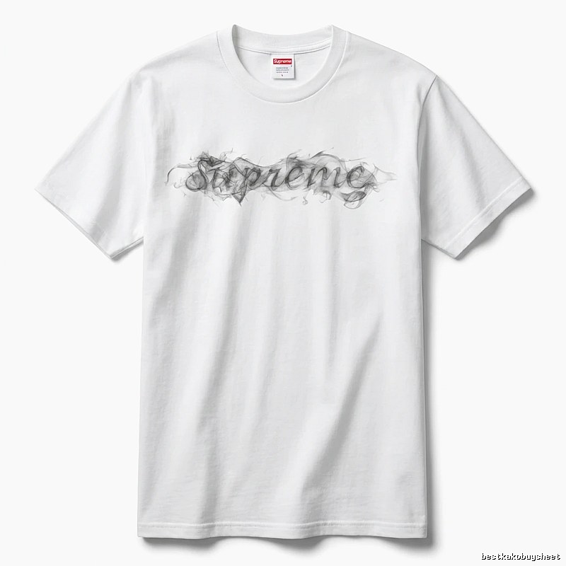 Supreme Smoke Style White T-shirt