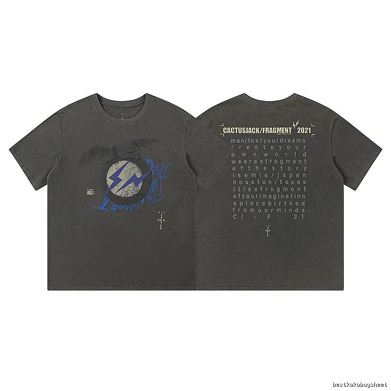Travis Scott Premium Style Graphic T-shirt Brown Travis Scott for Minimal Outfits