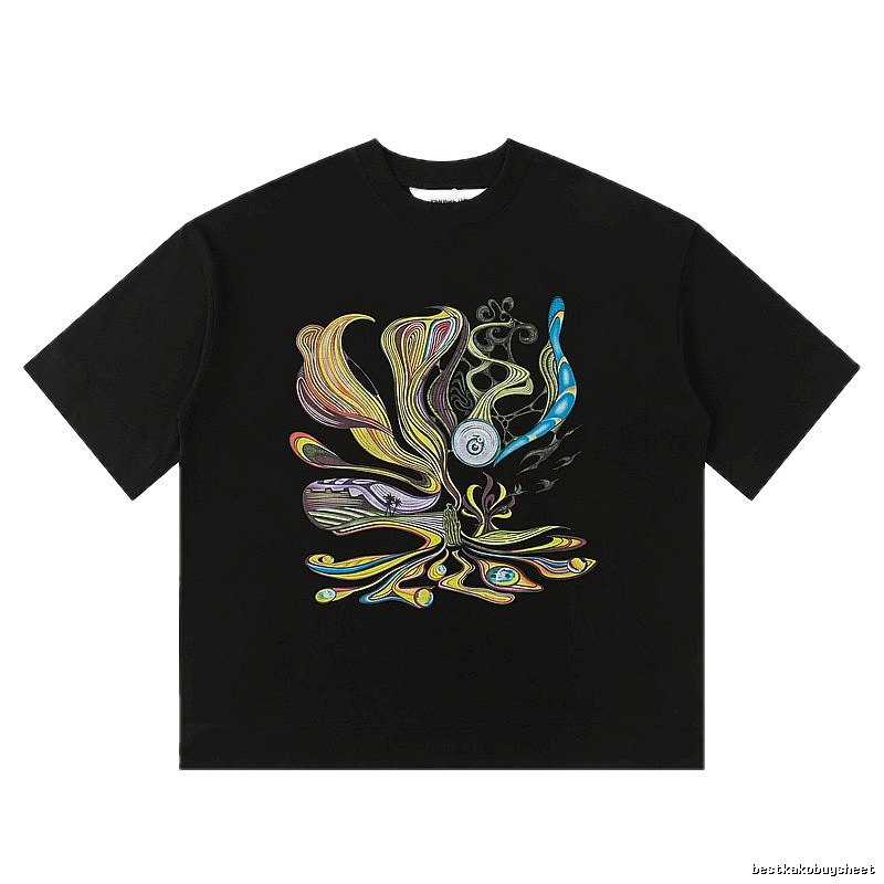 Abstract-style Black T-shirt of House of Errors