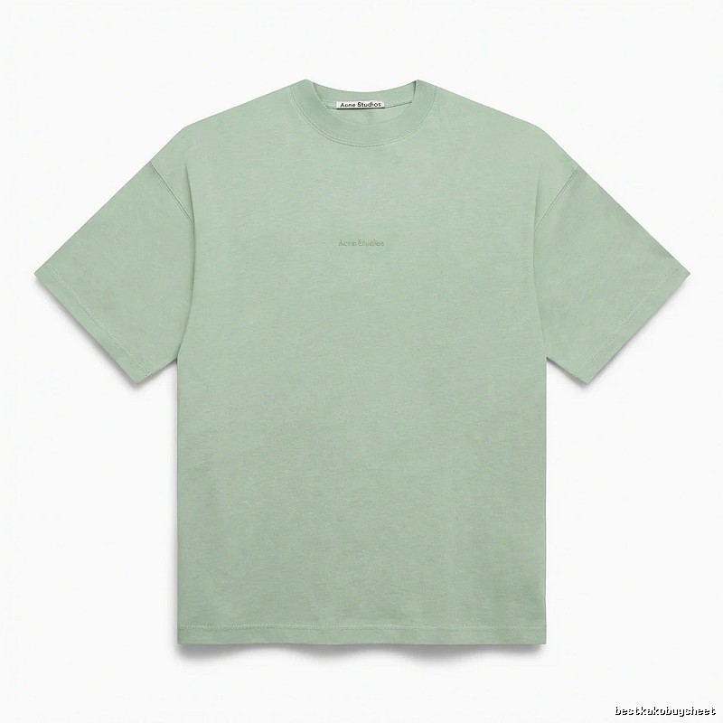 Acne Studios minimalist style light green T-shirt
