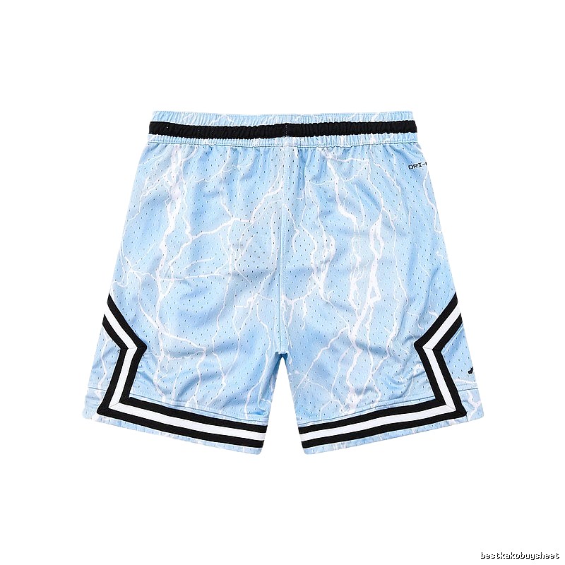 AJ Lightning Pattern Athletic Shorts