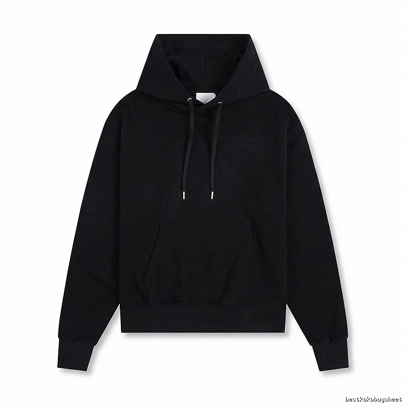 AMI Basic Style Simple Black Hoodie