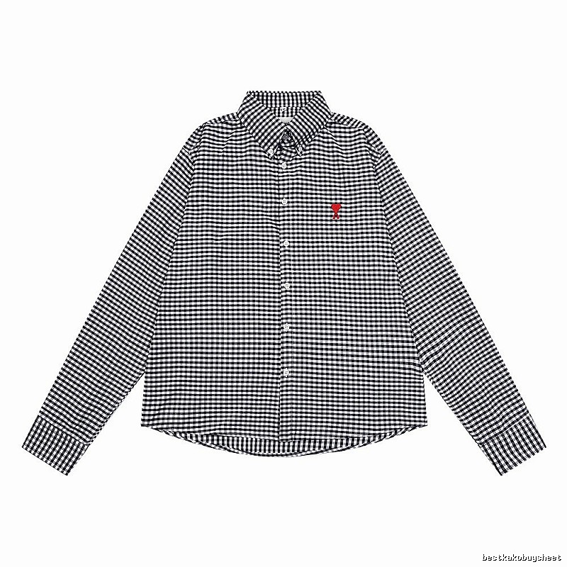 AMI Checkered Retro Style Shirt
