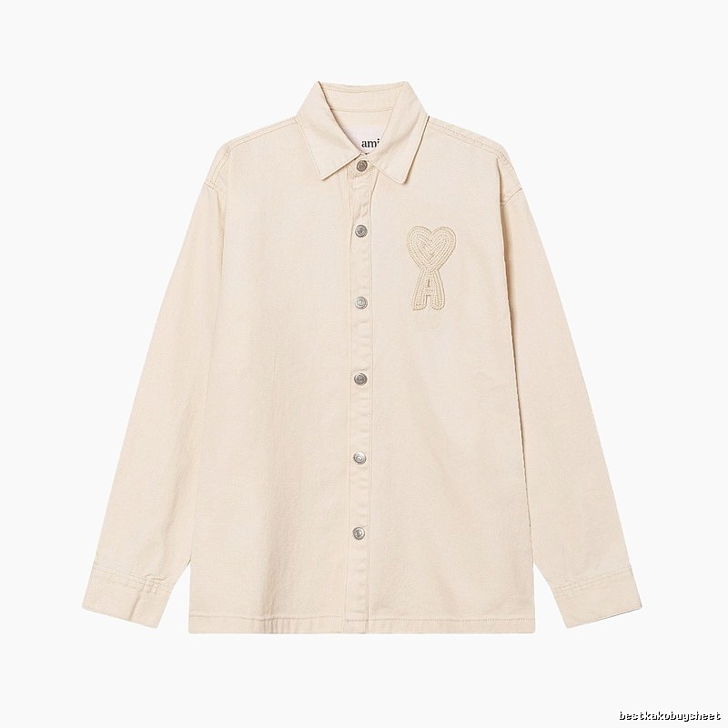 AMI Embroidered Love Style Shirt