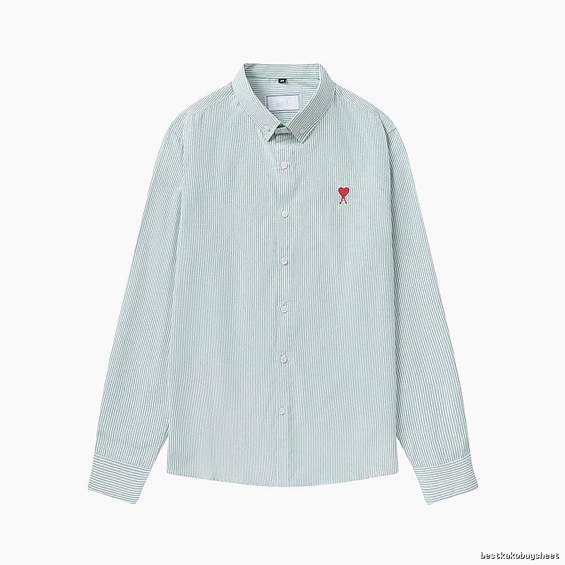 AMI Heart - Shaped Stripe Shirt