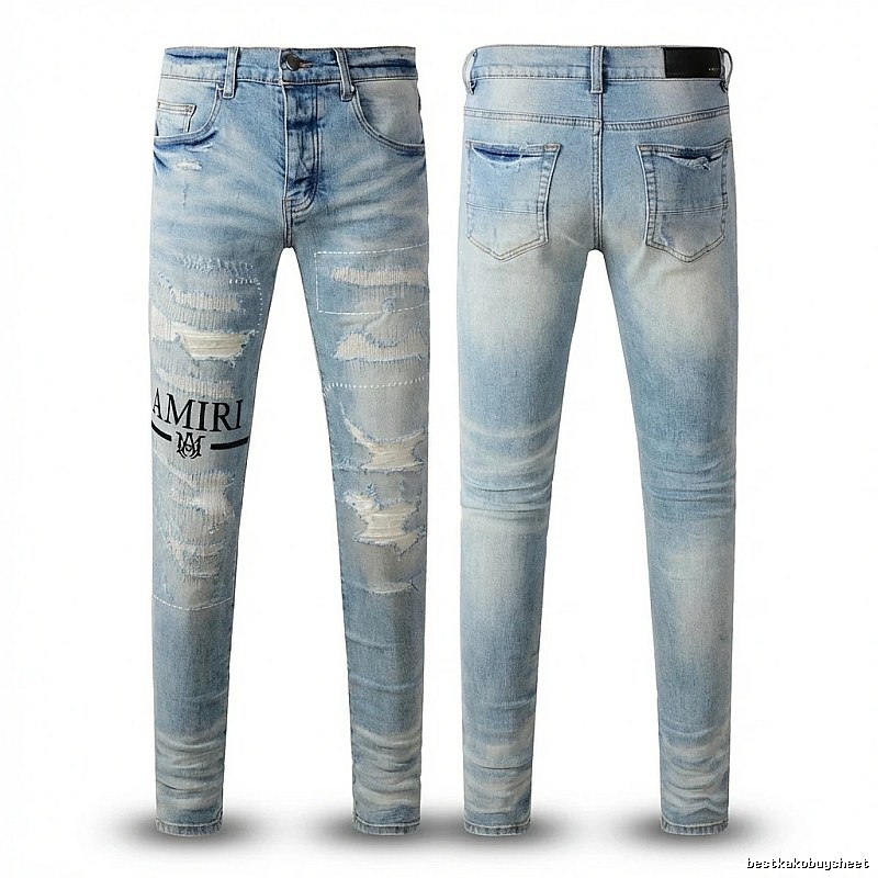 AMI Trendy Ripped Jeans