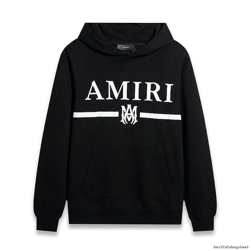 AMIRI Letter Print Black Sweatshirt