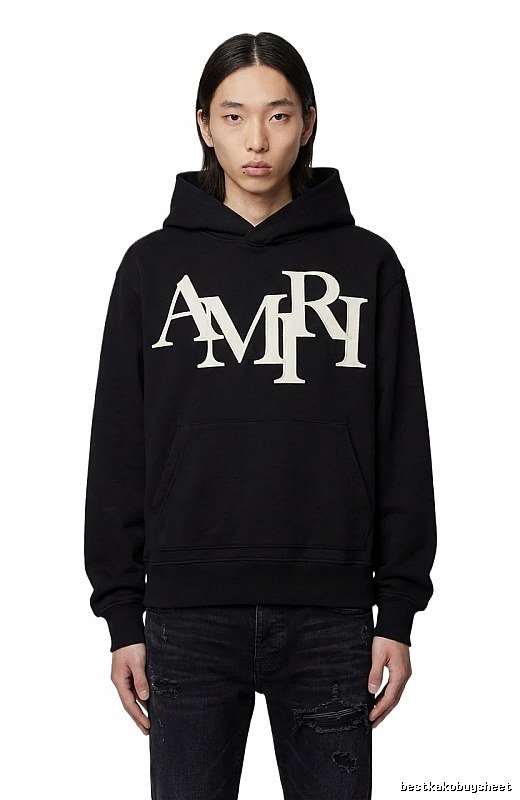AMIRI letter-style black sweatshirt