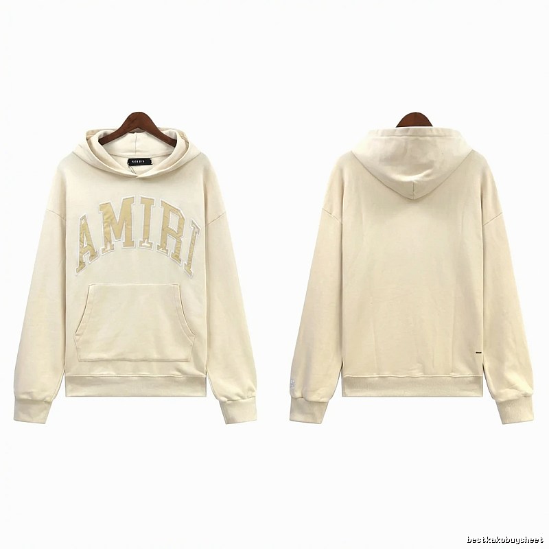 AMIRI Letter Style Off-white Hoodie