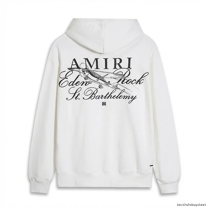 AMIRI Printed Casual White Sweatshirt