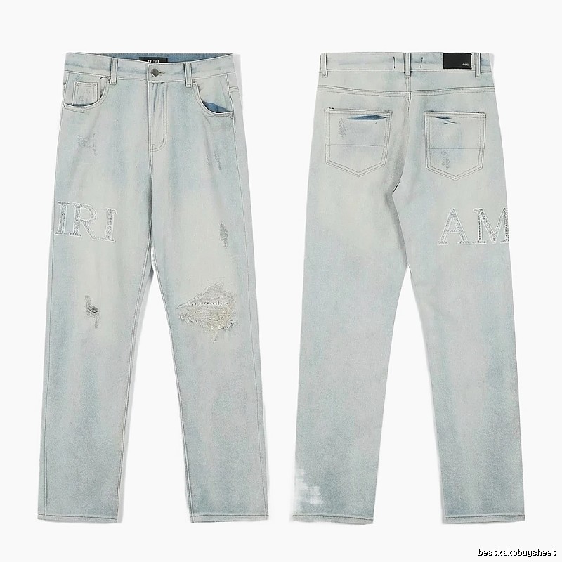 AMIRI Ripped Trendy and Cool Style Jeans