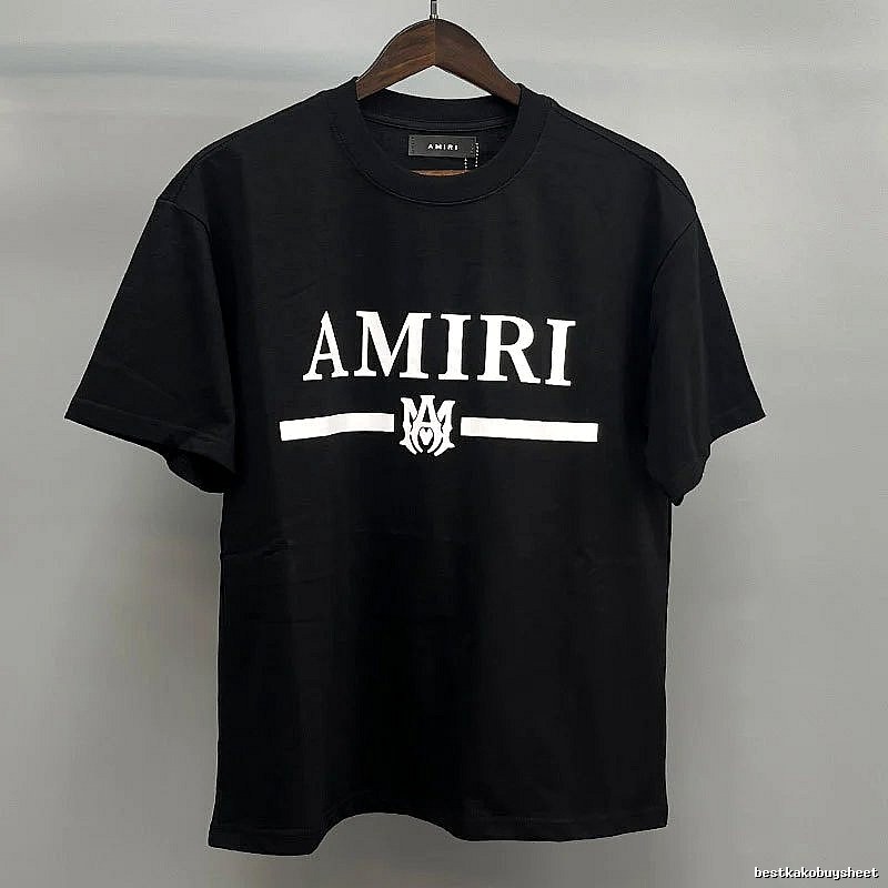 Amiri White Black Records Graphic T-Shirt Signature Detail