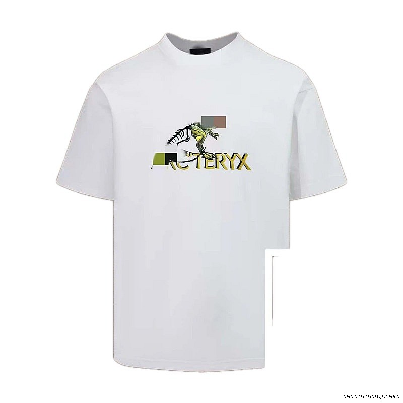 Arc'teryx Dinosaur Print Casual Style White T-Shirt