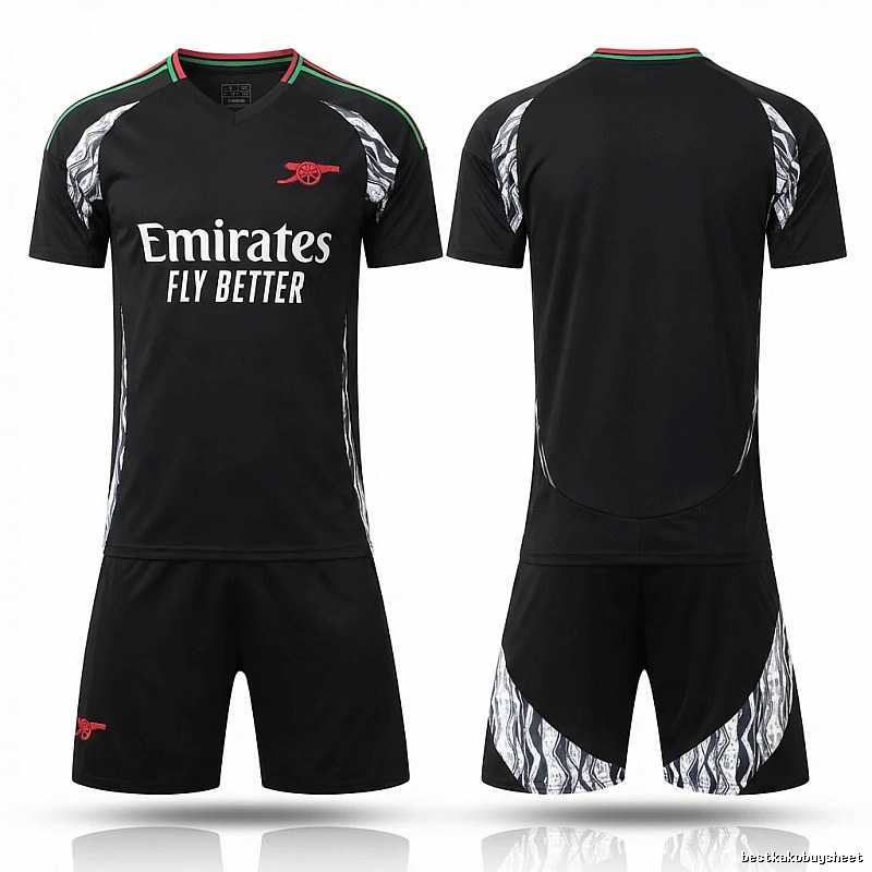 Arsenal retro-style black jersey