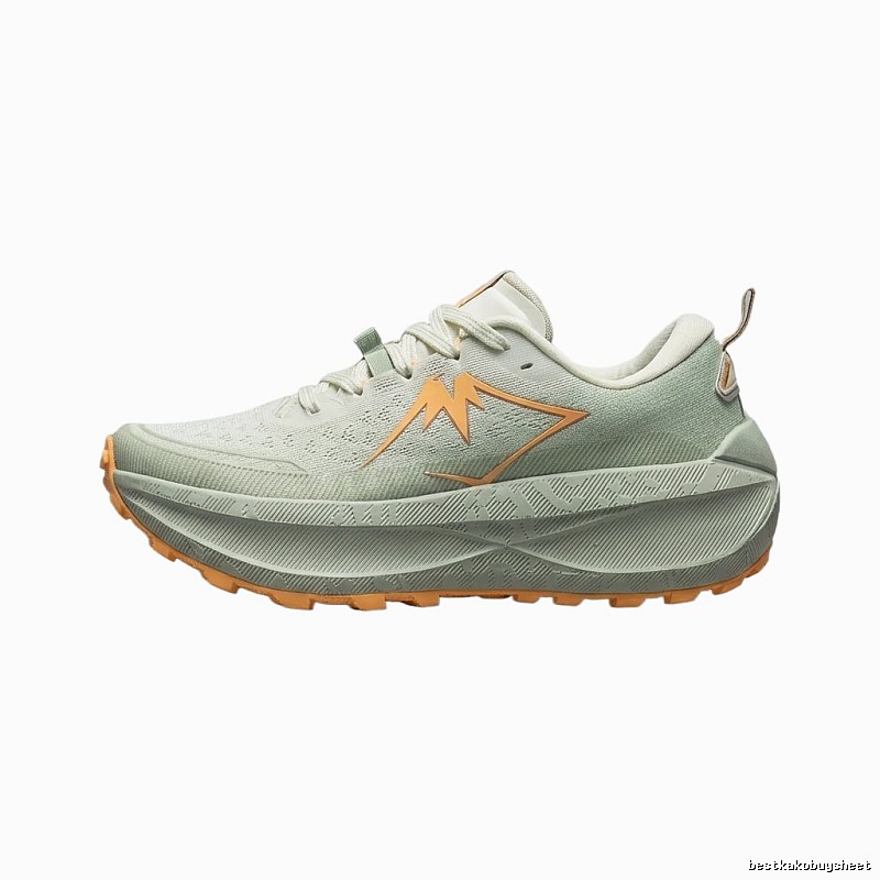 ASICS lightweight sporty light green running shoes