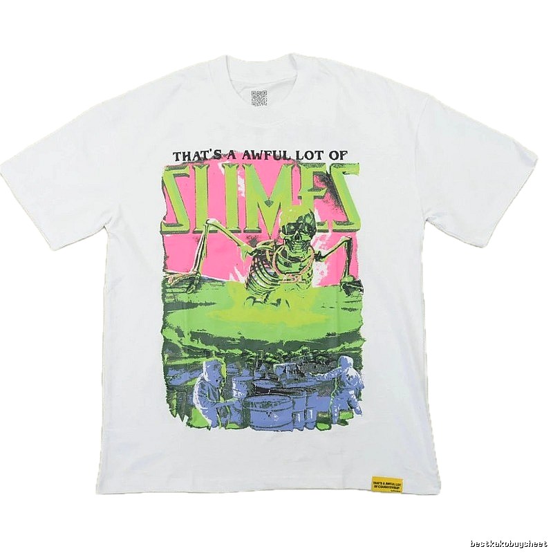 AwfulLot Skull Street Style White T-Shirt