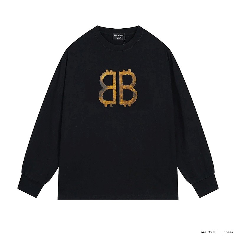 Balenciaga BB Print Black Sweatshirt