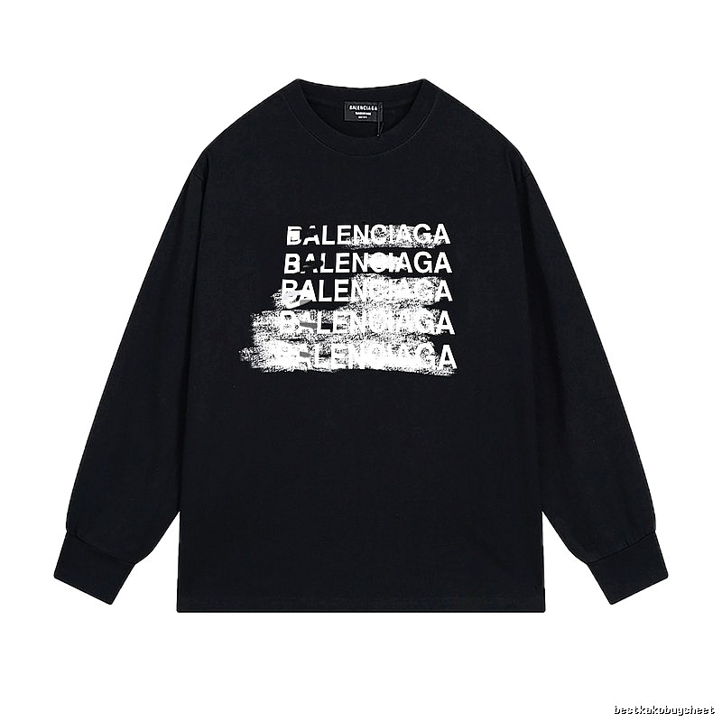 Balenciaga graffiti-style black T-shirt