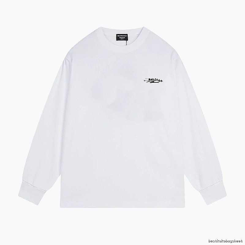 Balenciaga minimalist style white T-shirt