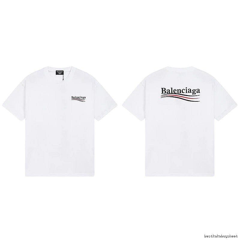 Balenciaga minimalist style white T-shirt