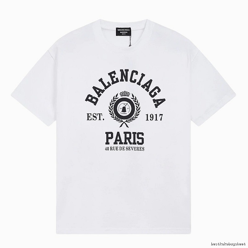 Balenciaga retro style white T-shirt