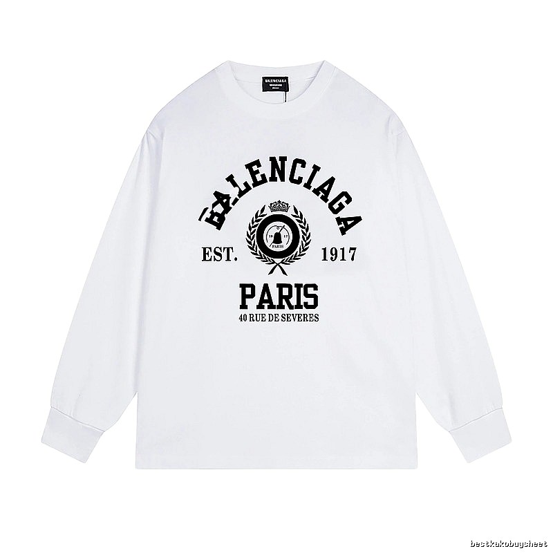 Balenciaga retro-style white T-shirt