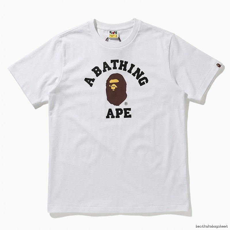 Bape Ape Head Simple White T-shirt
