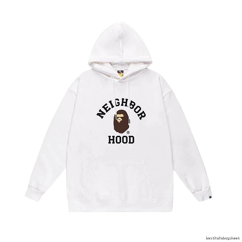 Bape Ape series white hoodie