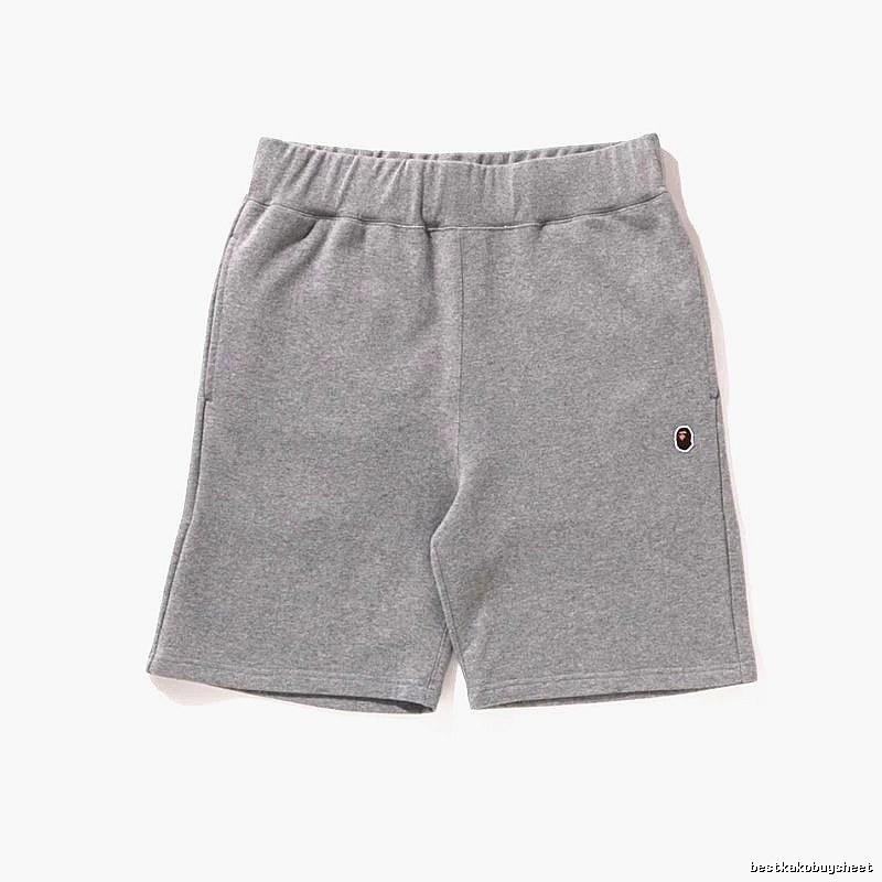 Bape basic casual gray shorts